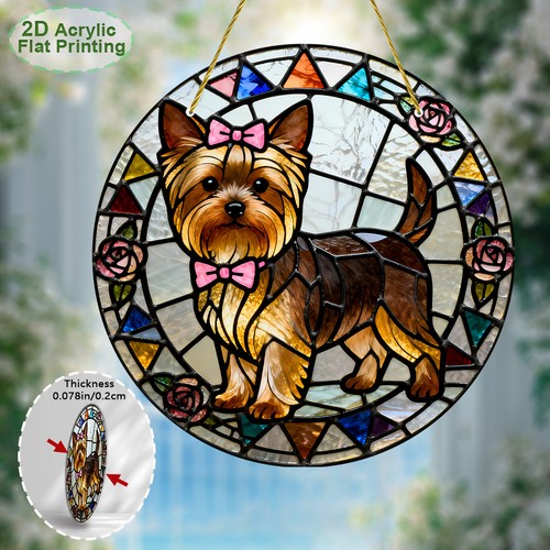 Yorkshire terrier pet hanging - terrier,