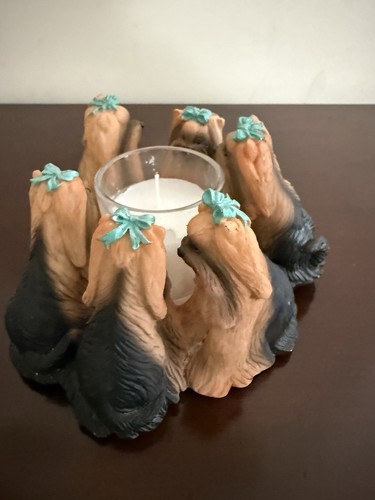 Yorkshire terrier votive - yorkshire,