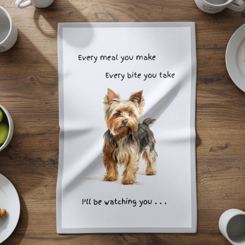 Yorkshire terrier dog - terrier, tea
