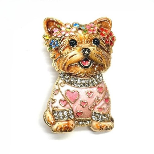 Enamel yorkshire terrier - enamel,
