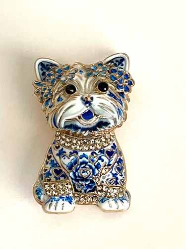 Blue white yorkshire terrier - &,