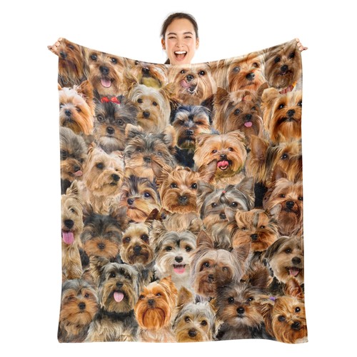 Yorkshire terrier dog throw - terrier,