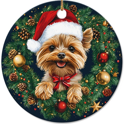 Yorkshire terrier christmas - yorkshire,