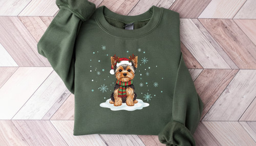 Yorkshire terrier christmas - yorkshire,
