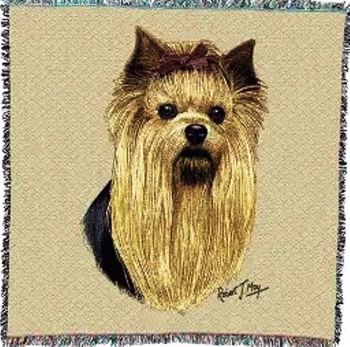 Yorkshire terrier dog tapestry - dog,