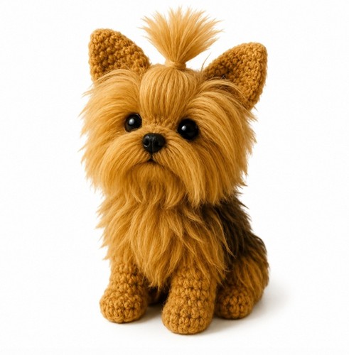 Yorkshire terrier crochet kit - yorkshire,