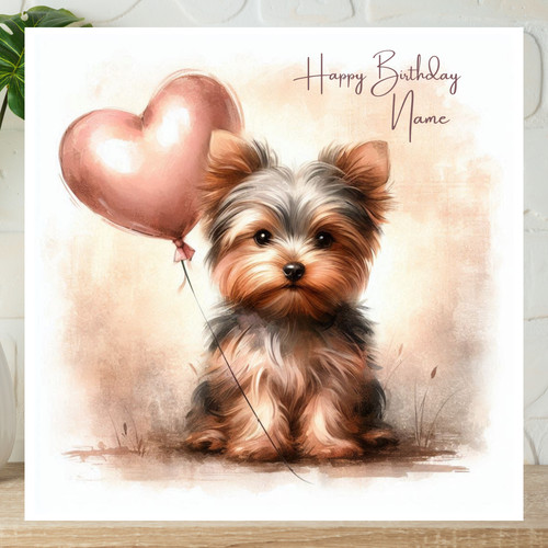 Personalised yorkshire terrier - personalised,