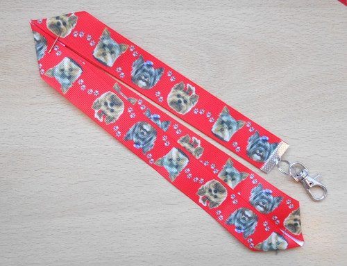 Yorkshire terrier dog - dog, lanyard