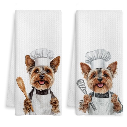 Funny yorkshire terrier chef - yorkshire,