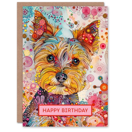 Birthday card dog - dog, lover