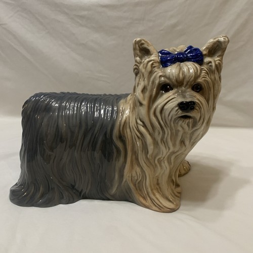 Life size ceramic yorkshire - ceramic,