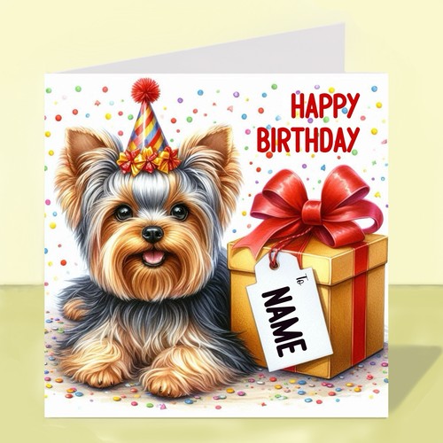 Personalised yorkshire terrier - personalised,
