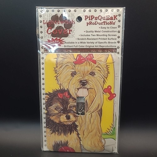 Yorkshire terriers lightswitch - yorkshire,