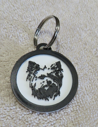 Yorkshire terrier keyring - yorkshire,