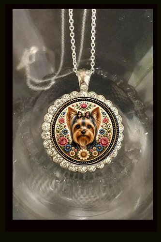 Yorkshire terrier folk art 925 - terrier,