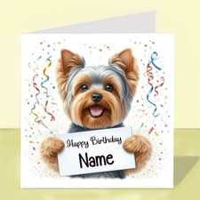 Personalised Yorkshire Terrier