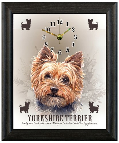 Yorkshire terrier clock - , wall
