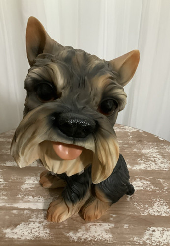 Happy whimsical yorkie - whimsical,