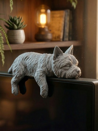 Sleeping yorkshire terrier - sleeping,