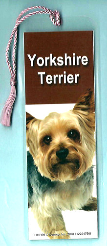 Yorkshire terrier bookmark - yorkshire,