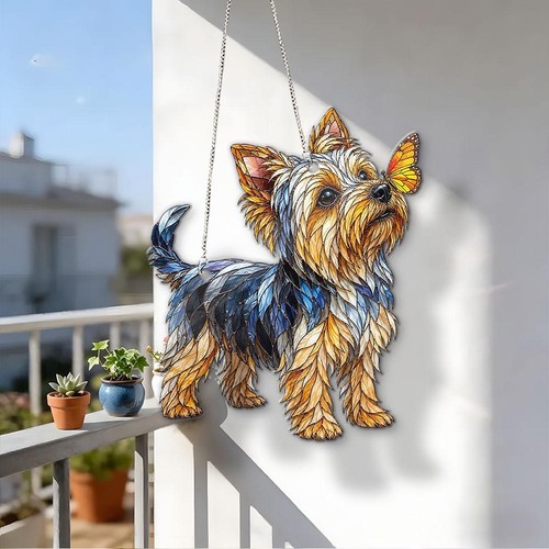 Yorkshire terrier acrylic - yorkshire,