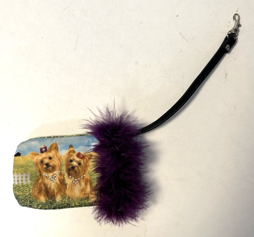 Yorkshire terrier satin beaded - yorkshire,
